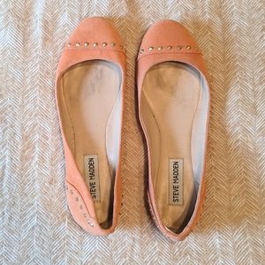 Coral/Peach Steve Madden Flats